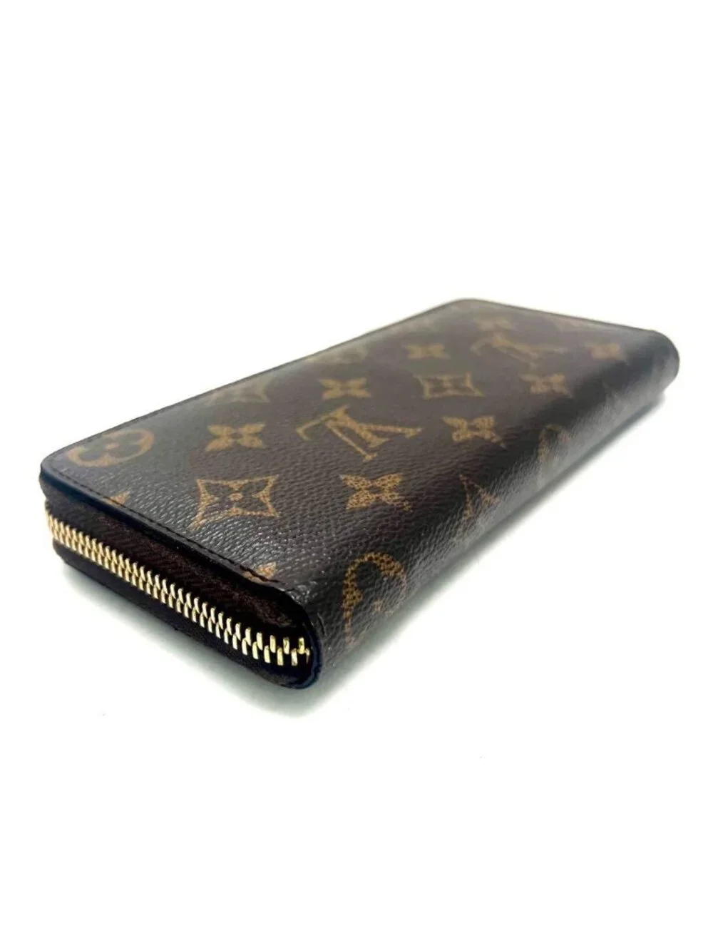 Louis Vuitton Monogram Portefeuille Clemence Round Zip Wallet